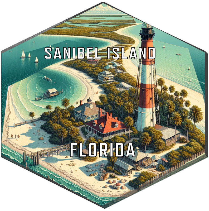 Sanibel Island Florida Travel Destination Souvenir Vinyl Decal Sticker 2-Inch