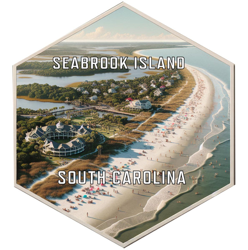 Seabrook Island South Carolina Travel Destination Souvenir Vinyl Decal Sticker 6-Inch