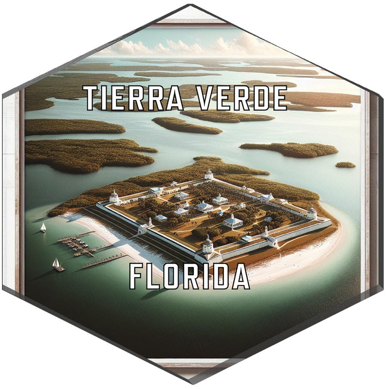 Tierra Verde Florida Travel Destination Souvenir Vinyl Decal Sticker 2-Inch