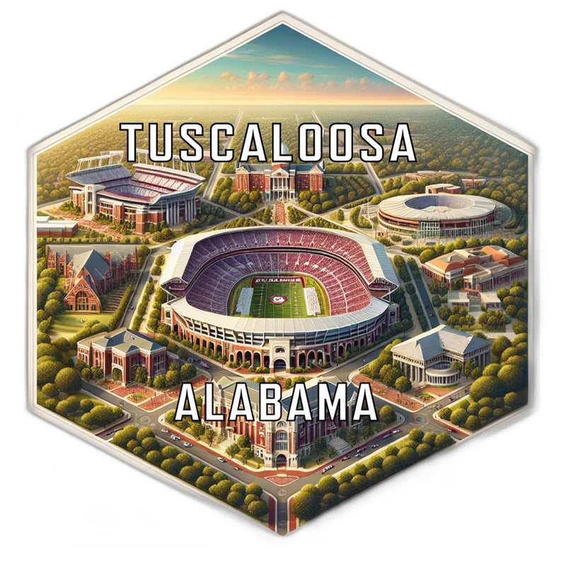 Tuscaloosa Alabama Travel Destination Souvenir Vinyl Decal Sticker 2-Inch