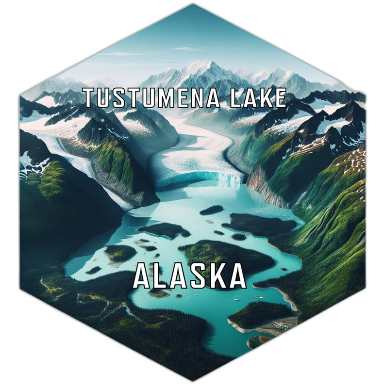Tustumena Lake Alaska Travel Destination Souvenir Vinyl Decal Sticker 6-Inch