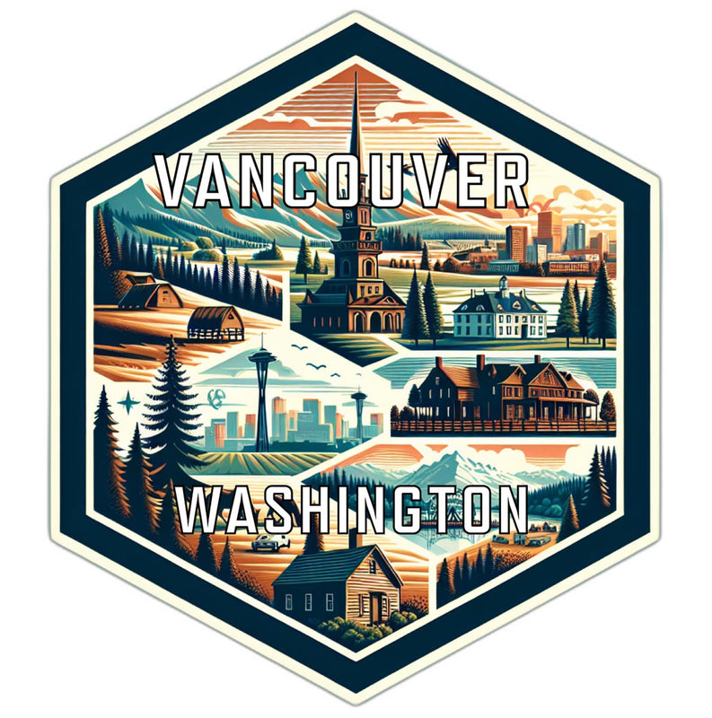 Vancouver Washington Travel Destination Souvenir Vinyl Decal Sticker 2-Inch