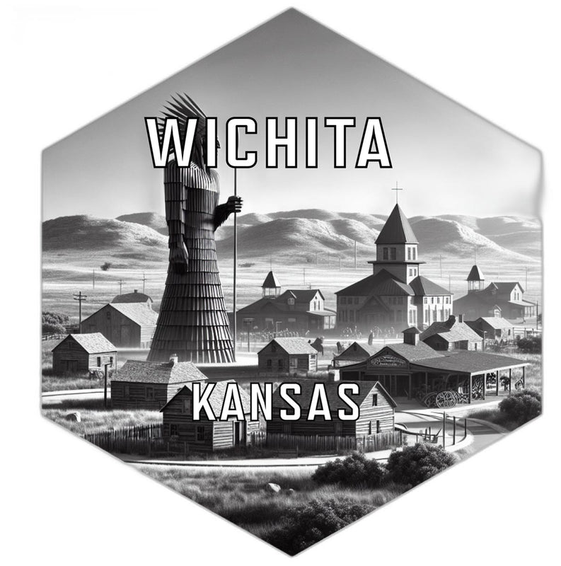 Wichita Kansas Travel Destination Souvenir Vinyl Decal Sticker 2-Inch