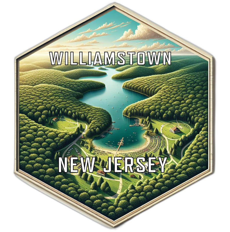 Williamstown New Jersey Travel Destination Souvenir Vinyl Decal Sticker 4-Inch