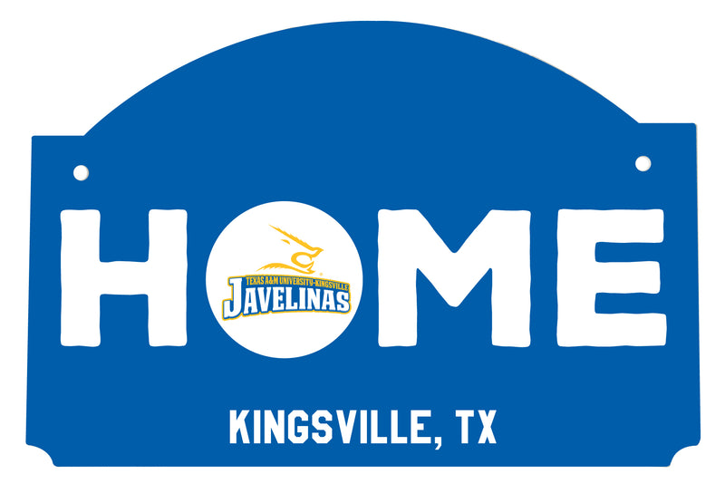 Texas A&M Kingsville Javelinas Wood Sign with String
