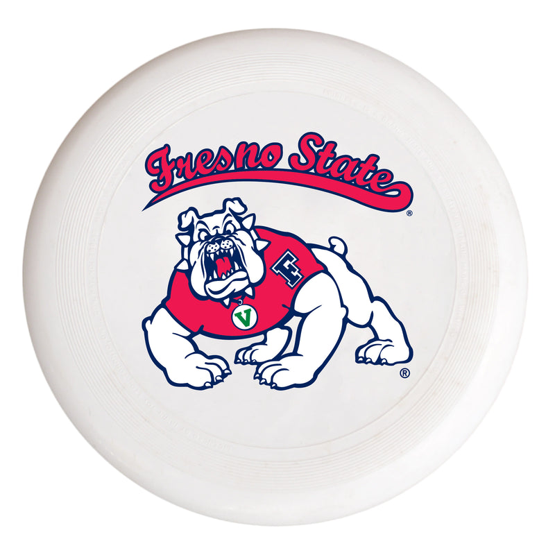 Fresno State Bulldogs NCAA Licensed Flying Disc - Premium PVC, 10.75” Diameter, Perfect for Fans & Players of All Levels
