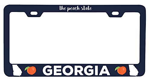 Georgia The Peach State License Plate Frame