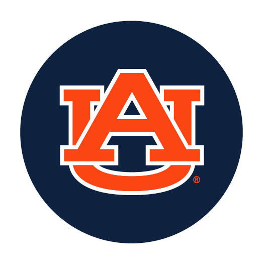 Auburn Tigers Mascot Design 3-Inch NCAA High-Definition Magnet - Versatile Metallic Surface Adornment