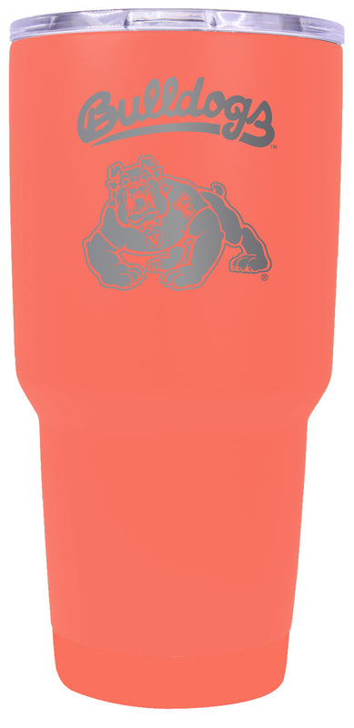 Fresno State Bulldogs Premium Laser Engraved Tumbler - 24oz Stainless Steel Insulated Mug Choose Your Color.