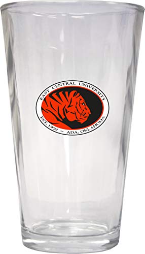 NCAA East Central University Tigers Officially Licensed Logo Pint Glass – Classic Collegiate Beer Glassware