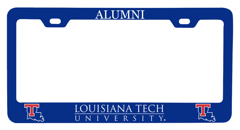 NCAA Louisiana Tech Bulldogs Alumni License Plate Frame - Colorful Heavy Gauge Metal, Officially Licensed