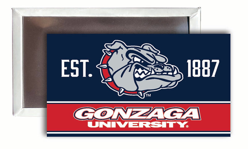 Gonzaga Bulldogs 2x3-Inch NCAA Vibrant Collegiate Fridge Magnet - Multi-Surface Team Pride Accessory Single Unit