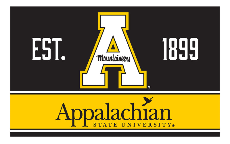 Appalachian State Wood Sign with Frame