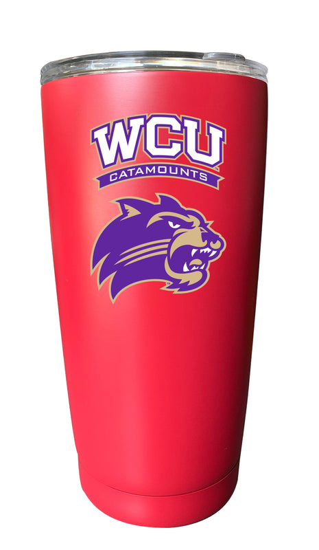 Western Carolina University NCAA Insulated Tumbler - 16oz Stainless Steel Travel Mug Choose Your Color