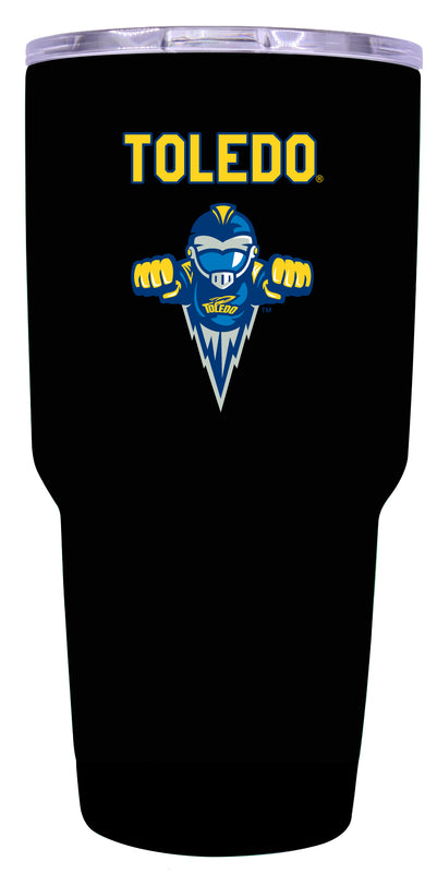 Toledo Rockets Mascot Logo Tumbler - 24oz Color-Choice Insulated Stainless Steel Mug