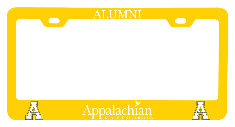 NCAA Appalachian State Alumni License Plate Frame - Colorful Heavy Gauge Metal, Officially Licensed