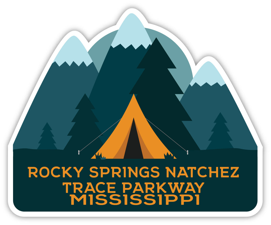 Rocky Springs Natchez Trace Parkway Mississippi Souvenir Decorative Stickers (Choose theme and size)