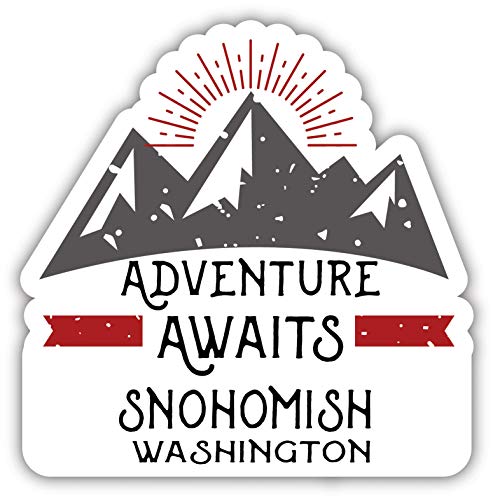 Snohomish Washington Souvenir Decorative Stickers (Choose theme and size)