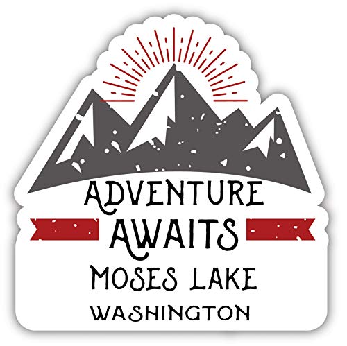 Moses Lake Washington Souvenir Decorative Stickers (Choose theme and size)