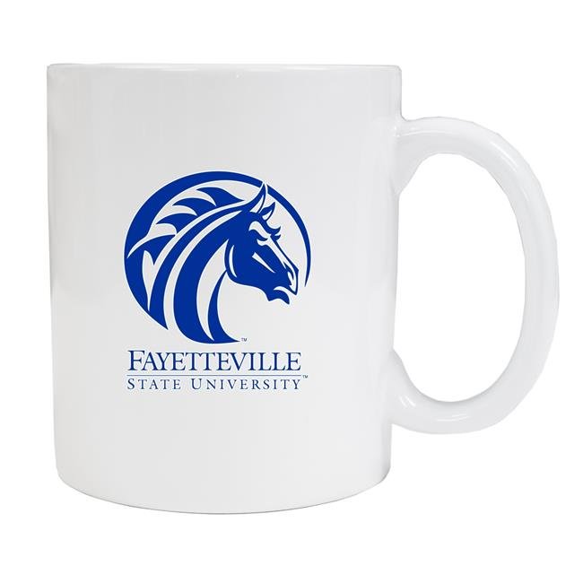 Fayetteville State University White Ceramic NCAA Fan Mug 2-Pack (White)