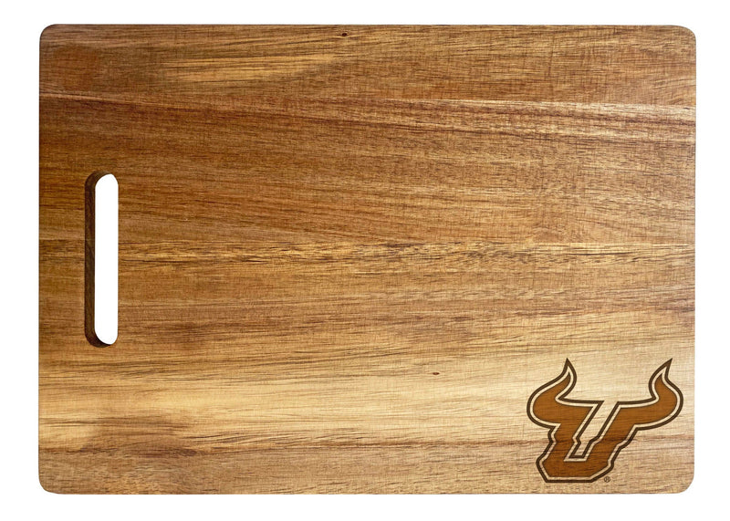 South Florida Bulls Classic Acacia Wood Cutting Board - Small Corner Logo