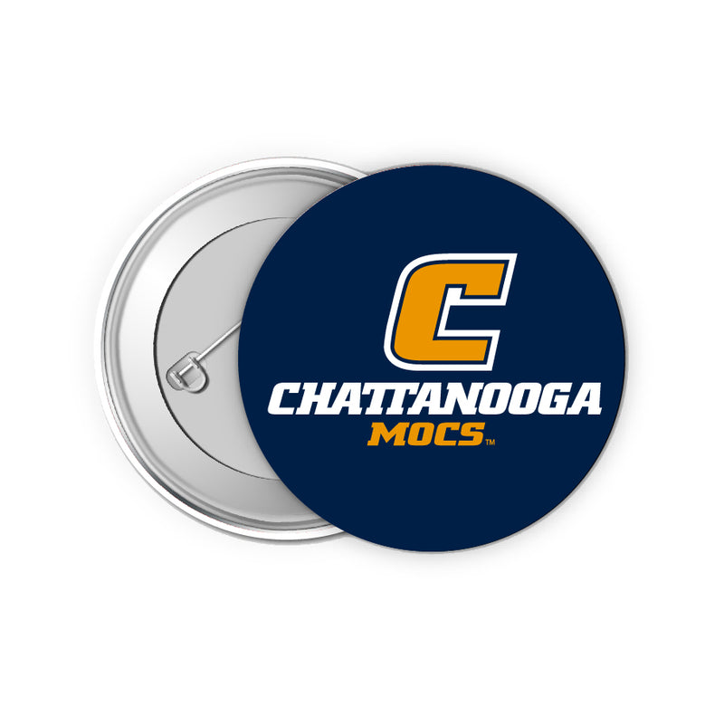 University of Tennessee at Chattanooga 2-Inch Button Pins (4-Pack) | Show Your School Spirit