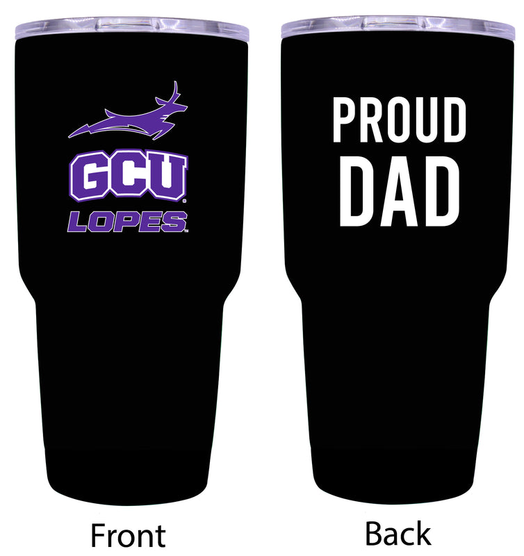 Grand Canyon University Lopes Proud Dad 24 oz Insulated Stainless Steel Tumbler Black