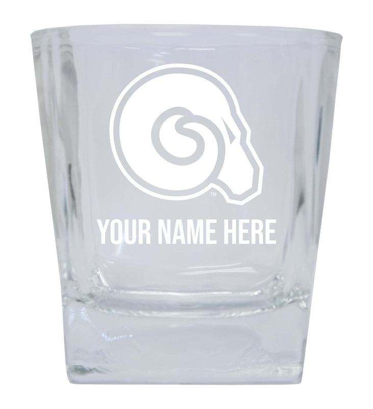 Albany State University Personalized NCAA Spirit Elegance 10oz Etched Glass Tumbler