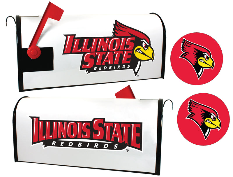 Illinois State Redbirds NCAA Officially Licensed Mailbox Cover & Sticker Set
