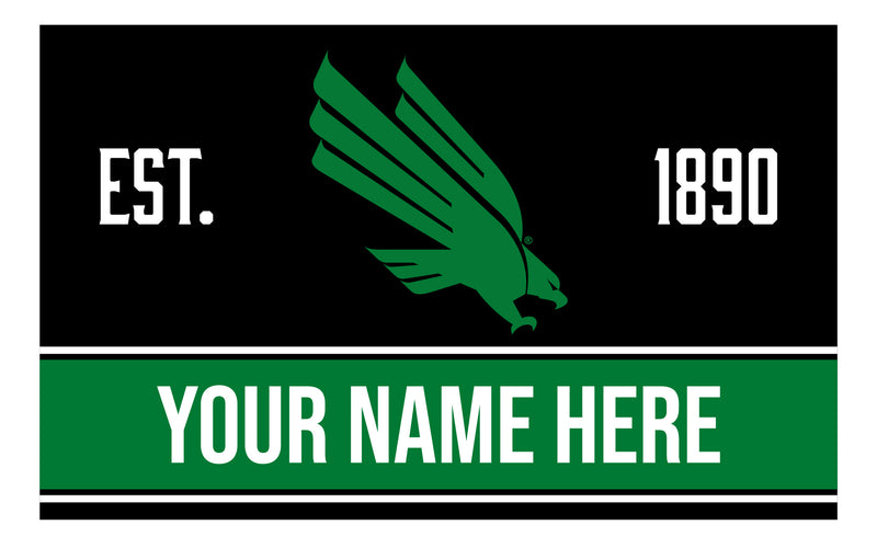 Personalized Customizable North Texas Wood Sign with Frame Custom Name