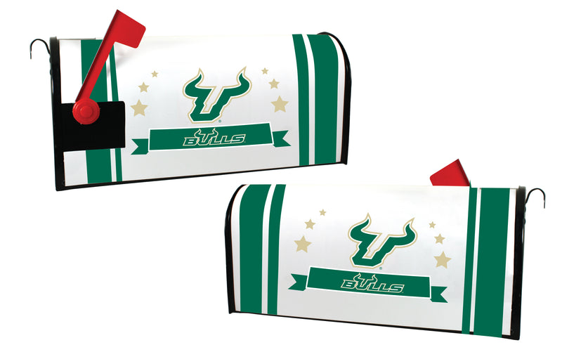 South Florida Bulls NCAA Officially Licensed Mailbox Cover Logo and Stripe Design