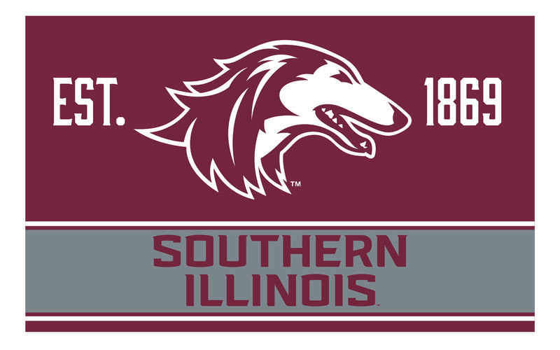 Southern Illinois Salukis Wood Sign with Frame