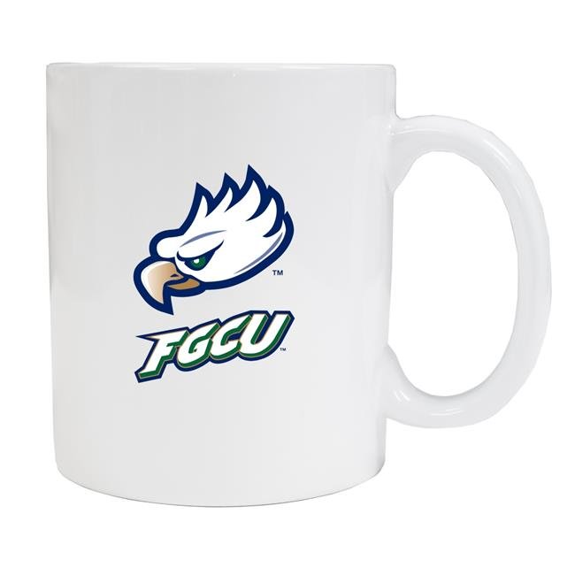 Florida Gulf Coast Eagles White Ceramic NCAA Fan Mug 2-Pack (White)
