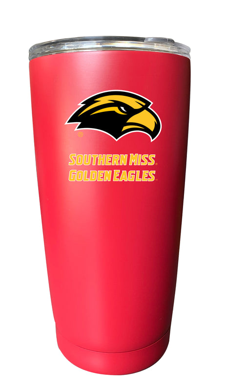 Southern Mississippi Golden Eagles NCAA Insulated Tumbler - 16oz Stainless Steel Travel Mug Choose Your Color