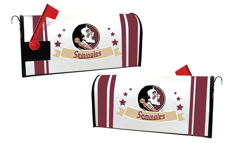 Florida State Seminoles NCAA Officially Licensed Mailbox Cover Logo and Stripe Design