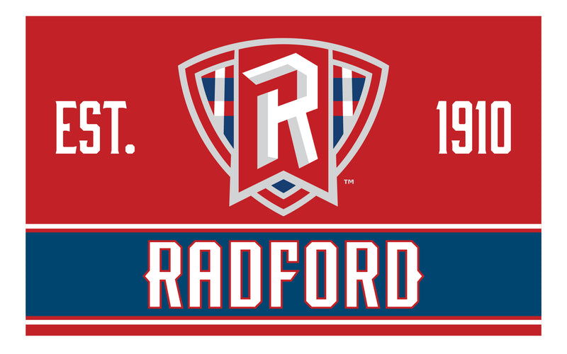 Radford University Highlanders Wood Sign with Frame