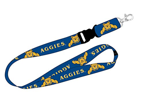 Ultimate Sports Fan Lanyard - North Carolina A&T State Aggies Spirit, Durable Polyester, Quick-Release Buckle & Heavy-Duty Clasp