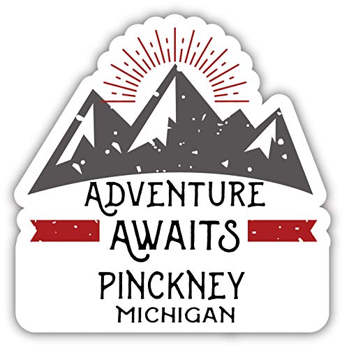 Pinckney Michigan Souvenir Decorative Stickers (Choose theme and size)