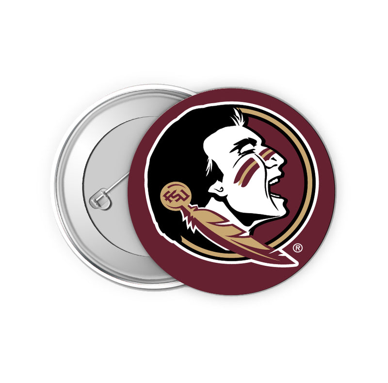 Florida State Seminoles 2-Inch Button Pins (4-Pack) | Show Your School Spirit