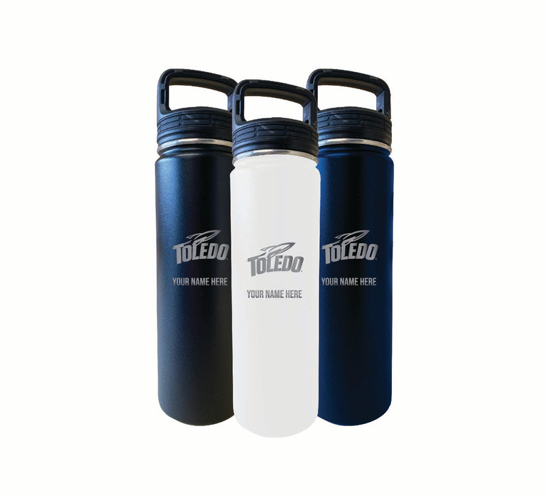 Toledo Rockets 32oz Signature Series Steel Tumbler - Engraved with Personalized Text