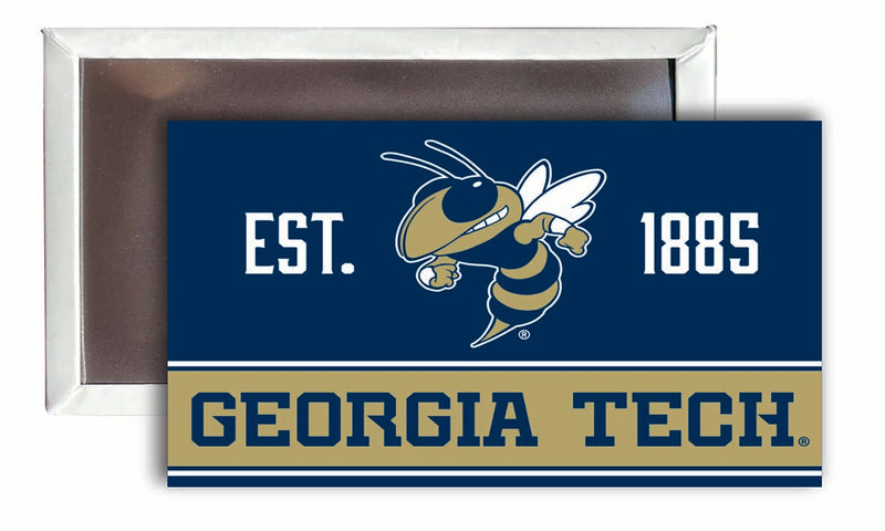 Georgia Tech Yellow Jackets 2x3-Inch NCAA Vibrant Collegiate Fridge Magnet - Multi-Surface Team Pride Accessory Single Unit
