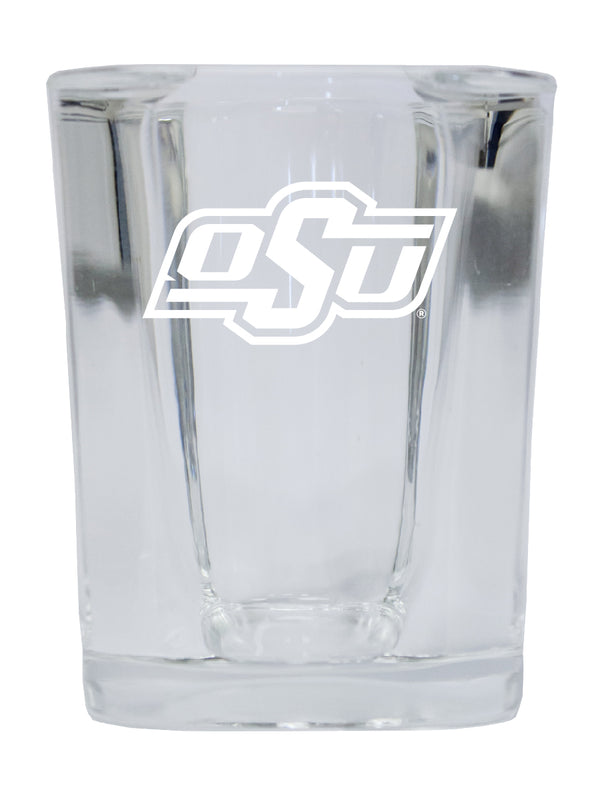 Oklahoma State Cowboys NCAA Collector's Edition 2oz Square Shot Glass - Laser Etched Logo