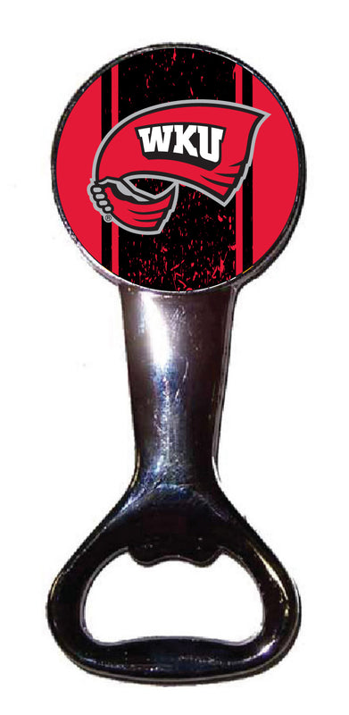 Western Kentucky Hilltoppers Officially Licensed Magnetic Metal Bottle Opener - Tailgate & Kitchen Essential