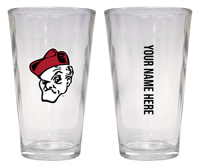 Customizable NCAA Ohio Wesleyan University 16 oz Pint Glass – Perfect Gift Personalized With your own or any fan name