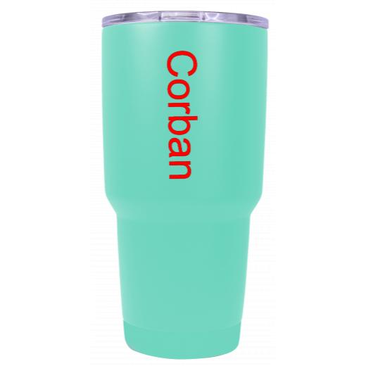 Personalized Sea Foam Stainless Steel Tumbler