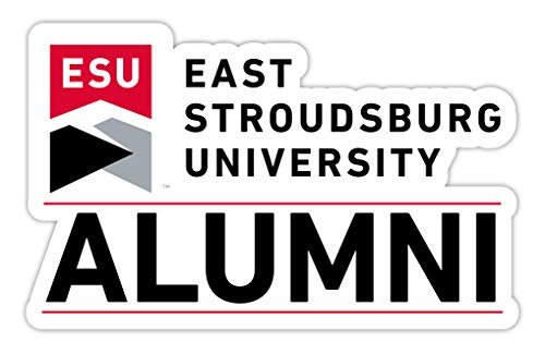 East Stroudsburg University 4-Inch Alumni 4-Pack NCAA Vinyl Sticker - Durable School Spirit Decal