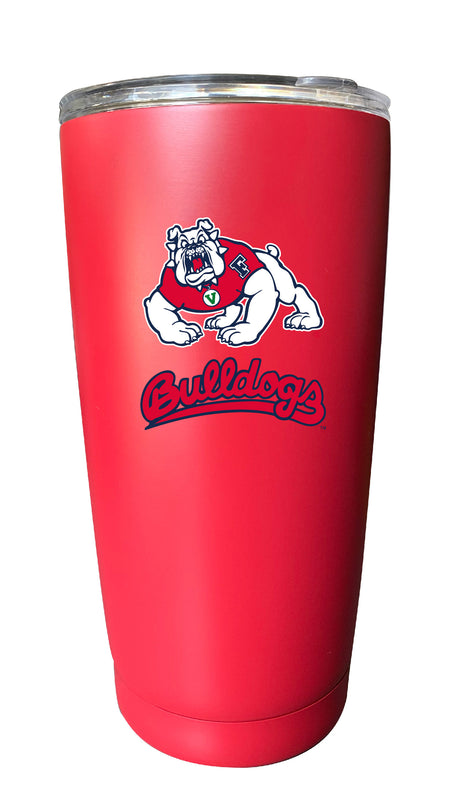 Fresno State Bulldogs NCAA Insulated Tumbler - 16oz Stainless Steel Travel Mug Choose Your Color