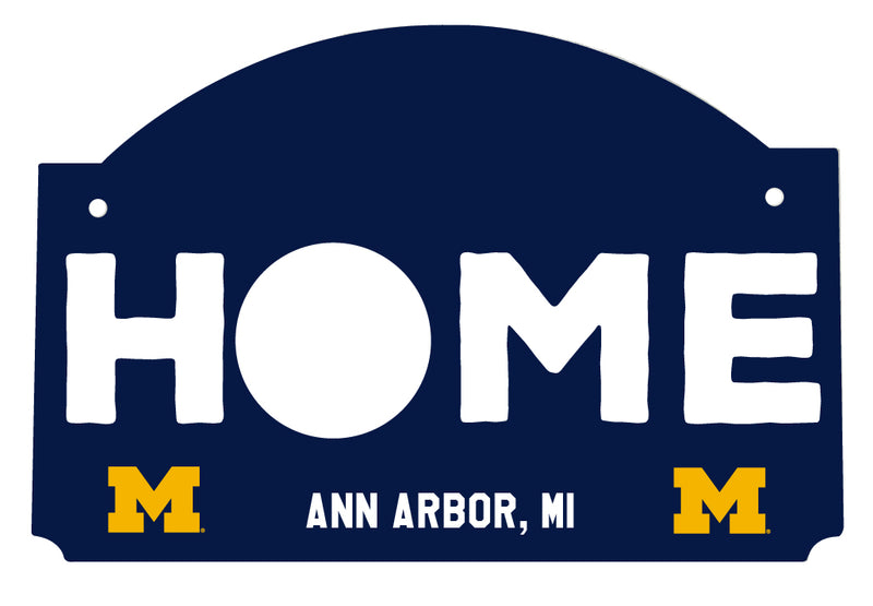 Michigan Wolverines Wood Sign with String