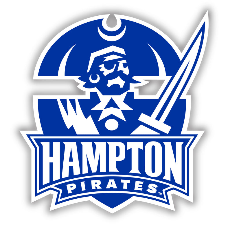 Hampton University 2-Inch Mascot Logo NCAA Vinyl Decal Sticker for Fans, Students, and Alumni