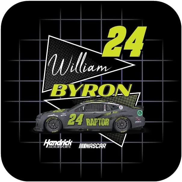 Nascar #24 William Byron 4-Inch Vinyl Decal Sticker Retro Design